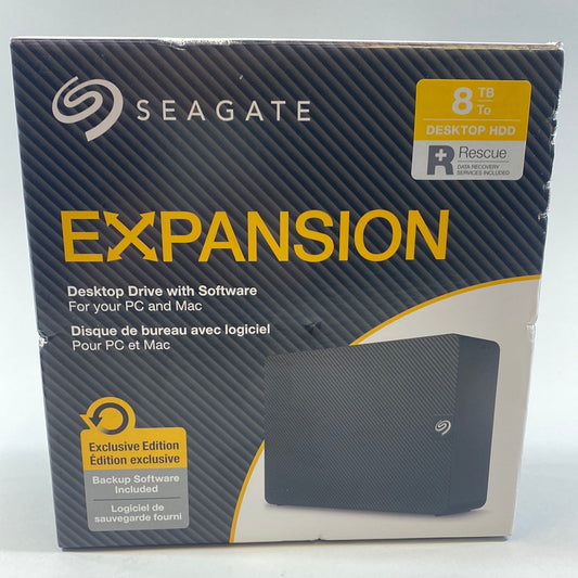 New Seagate Expansion 8TB Portable Storage 3EHAP3-570