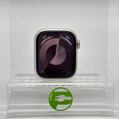 Unlocked Apple Watch Series 8 41MM Silver Aluminum MNUX3LL/A - Face Only
