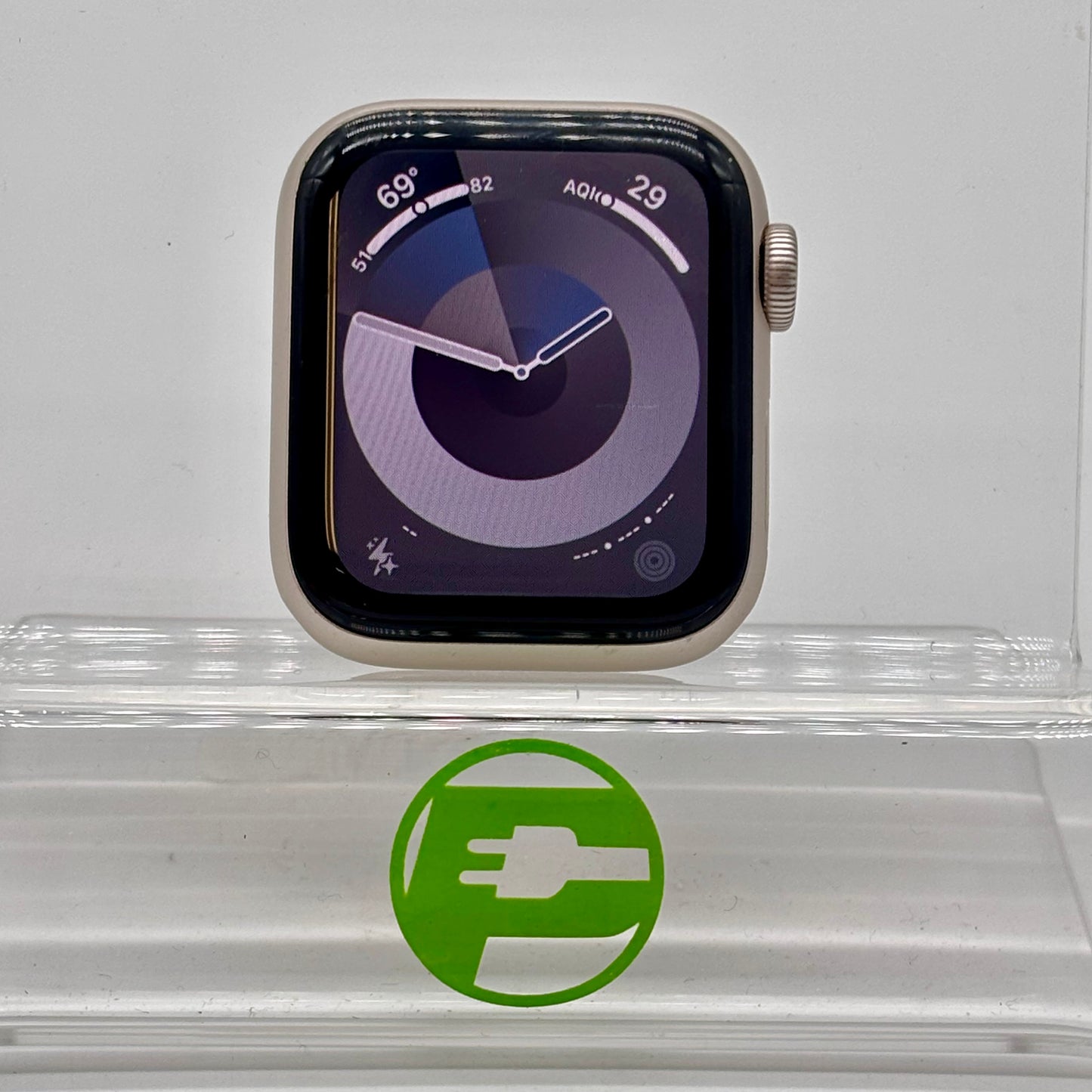 GPS Only Apple Watch SE 2nd Gen 40MM Silver Aluminum MR9U3LL/A Face Only