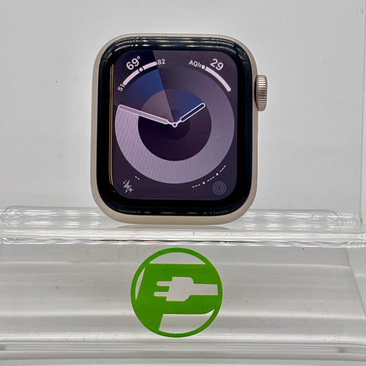 GPS Only Apple Watch SE 2nd Gen 40MM Silver Aluminum MR9U3LL/A Face Only