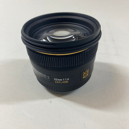Sigma 50mm F1.4 EX DG HSM 50mm f/1.4 For Canon EF Mount