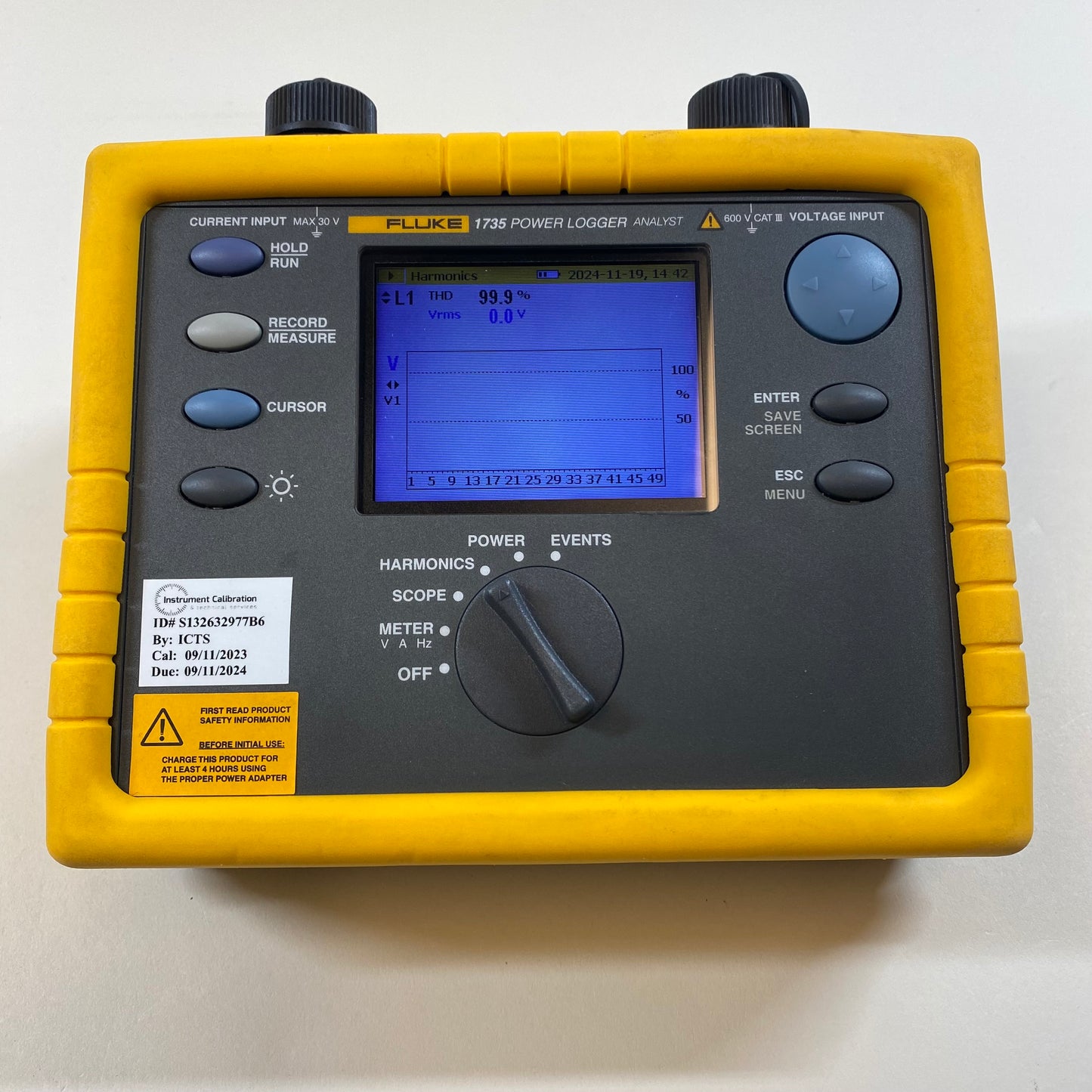 Fluke 1735 Three-Phase Power Quality Logger