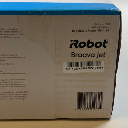 New iRobot Braava Jet Robot Jet White M6110