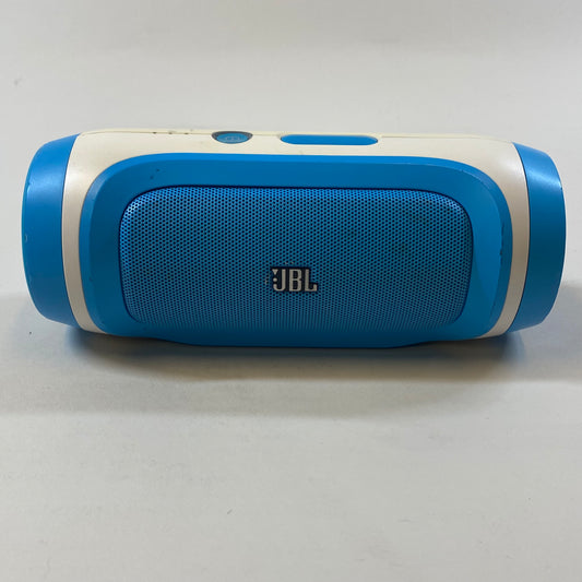 JBL Charge Portable Wireless Bluetooth Speaker Blue/White JBLCHARGEBLUEAM