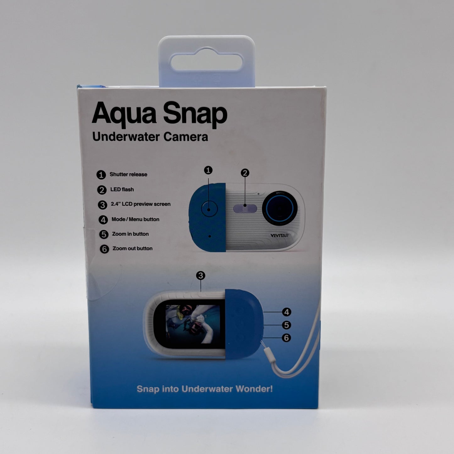 New Vivitar Aqua Snap Underwater Camera VE050-NOC 18.0MP Underwater Camera