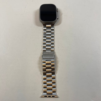 Factory Unlocked Apple Watch Ultra 49MM Titanium Titanium Stainless Steel Watch Band A2622