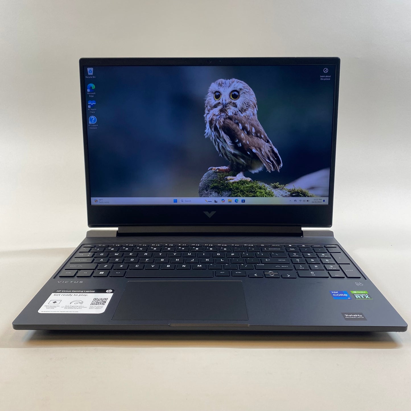 HP Victus 15.6" i7-12650H 2.3GHz 16GB RAM 512GB SSD GeForce RTX 3050 Ti