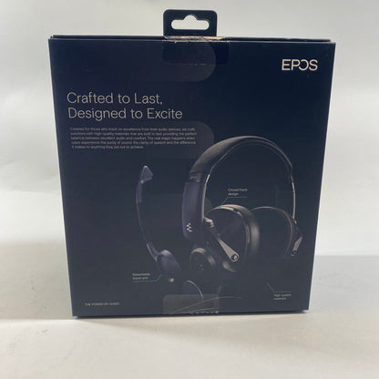 EPOS H6PRO Closed Acoustic Gaming Headset Wired Over-Ear Headphones Black H6PRO