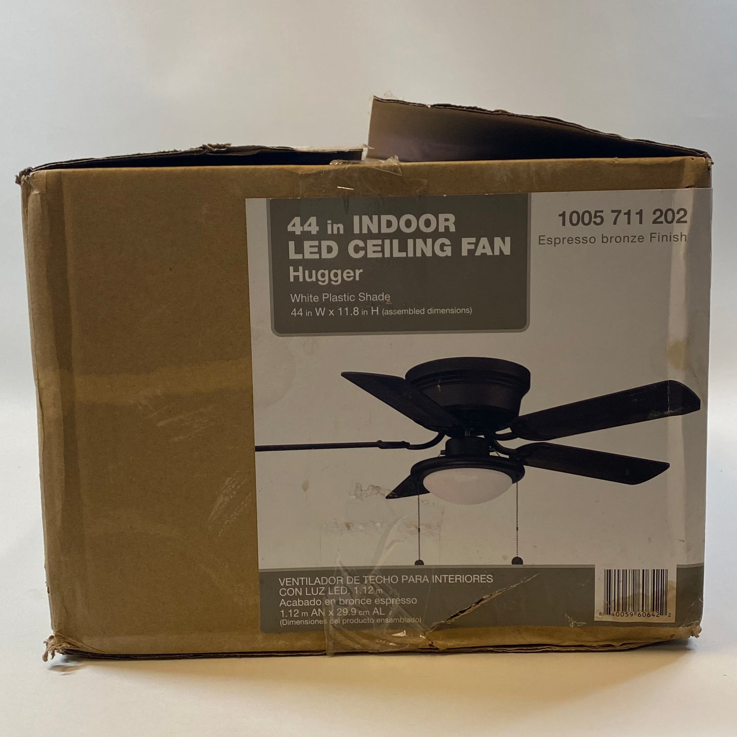 New Hugger 44 in. Indoor LED Ceiling Fan  1005711202