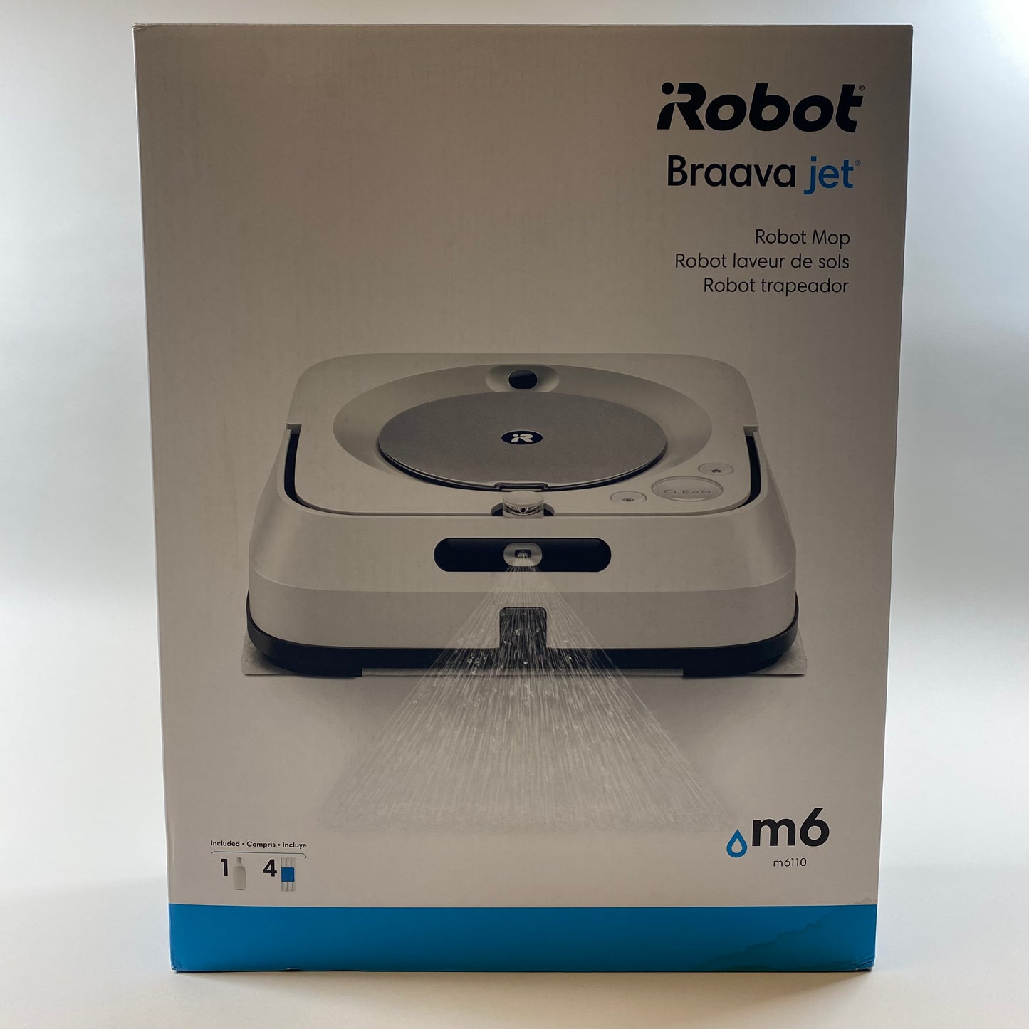 New iRobot Braava Jet Robot Jet White M6110