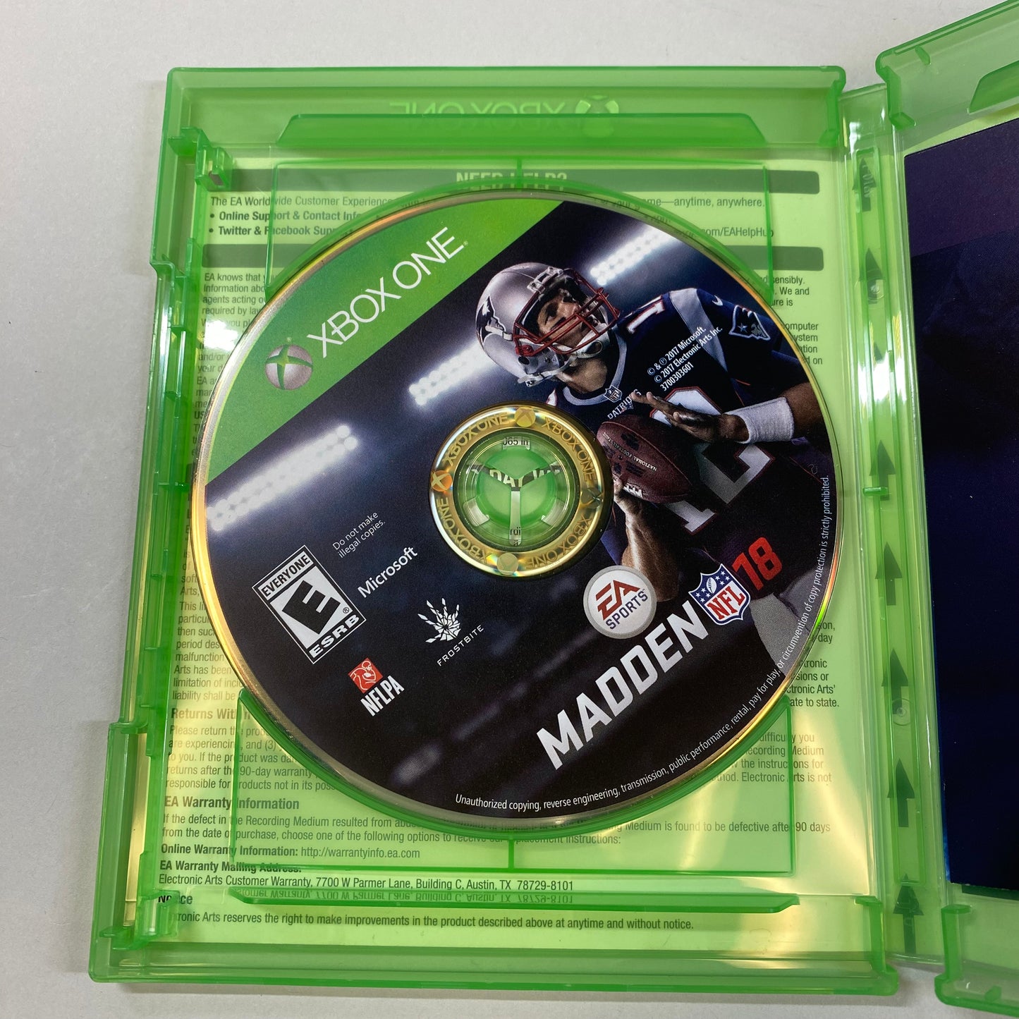 Lot of 3 Microsoft Xbox One Games Madden 18 19 and 20