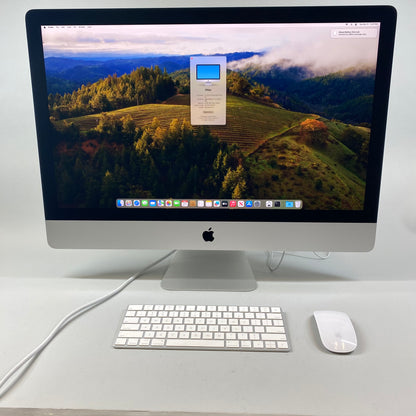 2020 Apple iMac 27" i5 3.1GHz 8GB RAM 256GB SSD Silver A2115