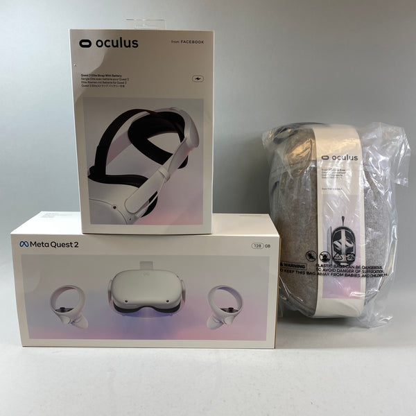 Meta Quest 2 128GB Standalone All-in-One VR Headset KW49CW