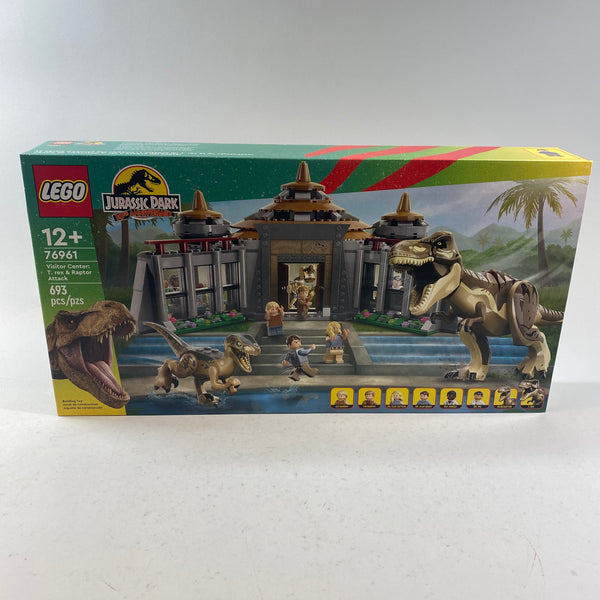 New Lego Jurassic Park 30th Anniversary Visitor Center: T. Rex Raptor Attack Lego Set 6427975