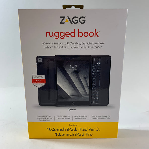 New Zagg Rugged Book For 10.2-inch iPad, iPad Air 3, 10.5-inch iPad Pro