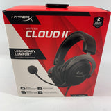 New HyperX Cloud ll Gaming Headset 4P5L9AA Black Detachable Mic