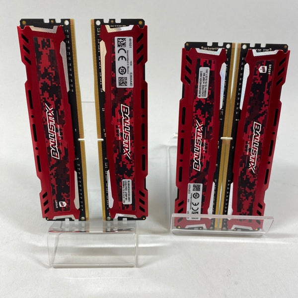 Ballistick Sport 16GB (4 x 4GB) DDR4 3000MHz BLS8G4D30AESKEK.M8FE