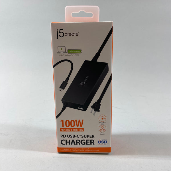 New j5create 100w USB-C Super Electronic Charger with Type-A port JUP2290