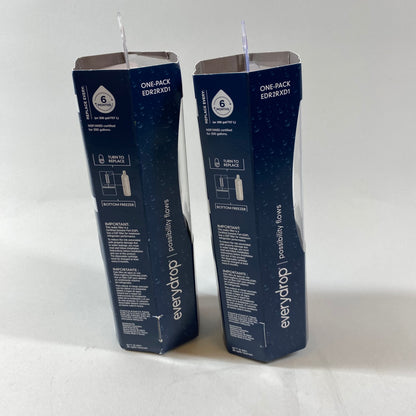 Lot of 2 - Everydrop Refrigerator Ice & Water Filter EDR2RXD1