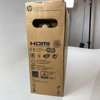 New HP E22 G5 LCD HD Monitor 21.5" Black