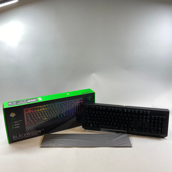 Razer BlackWidow V3 Mechanical Gaming Keyboard RGB  RZ03-0176 Yellow Switches