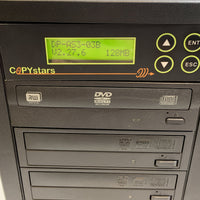 Copystars DP-AS3-03B 4 Bay Black 128MB Cache DVD CD RW Reader Writer Copier