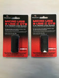 Stealth Cam Micro USB & USB C OTG - 2-in-1 Memory Card Reader 256GB - Lot of 2 - New