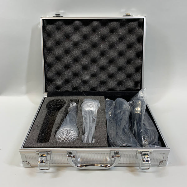 2 Technical Pro MC1 Digital Processing Wired Microphones with Metal Case - Open Box