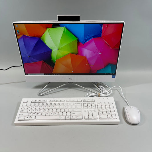 HP All-in-One Desktop 22-df0003 White 4GB Celeron 3.30GHz 256gb SSD