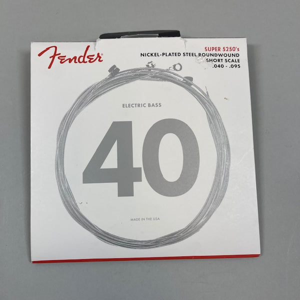 Fender Super 5250s Nickel-Plated Steel Roundwound .040-.095 40-95 -New Open