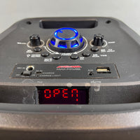 Max Power Bluetooth Speaker CH-815 Black Color Changing LED Lights