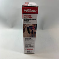 New Hyper Tough 16-gauge 2-1/2 inch Straight Finish Nailer HTFN6 Black