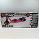 New - Razor E90 Electric Hub Motor Scooter up 40mins up 10MPH 12V 13112161 Pink