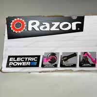 New - Razor E90 Electric Hub Motor Scooter up 40mins up 10MPH 12V 13112161 Pink