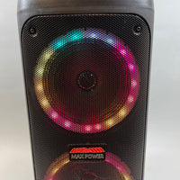 Max Power Bluetooth Speaker CH-815 Black Color Changing LED Lights