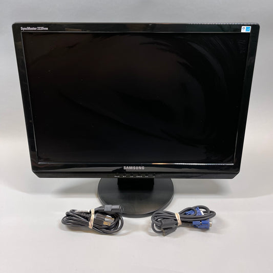 Samsung 2220WM  22" Monitor 60hz LCD Tilt VGA